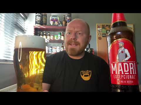 Madri Excepcional - Premium Lager Beer Beerreview Lager