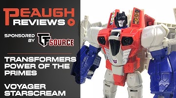Video Review: Transformers: Power of the Primes - Voyager Class STARSCREAM