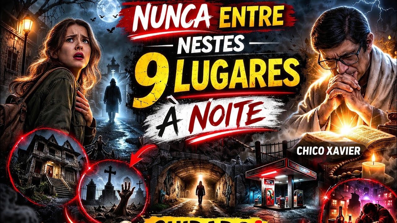 9 Lugares que Você Deve Evitar à Noite – Um Alerta Importante.