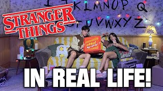 STRANGER THINGS IN REAL LIFE!!! Surprising My Family at the Stranger Things Experience!