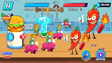 Vegetable Duel - Levels 1 - 13 Episode | Gameplay Walkthrough Part 1 | Android Gameplay HD