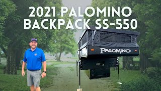 2021 Palomino Backpack SS550 Popup Truck Camper from @CampOutRVStratford
