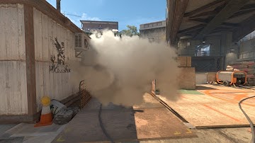 CS2 de_overpass Smoke Alley to Bridge