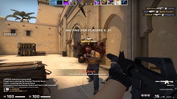 CSGO mirage warmup GLITCH