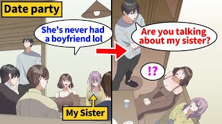  Manga My Sister Was Being Made Fun Of By A Friend At A Dating Party Where I Helped My Sister 