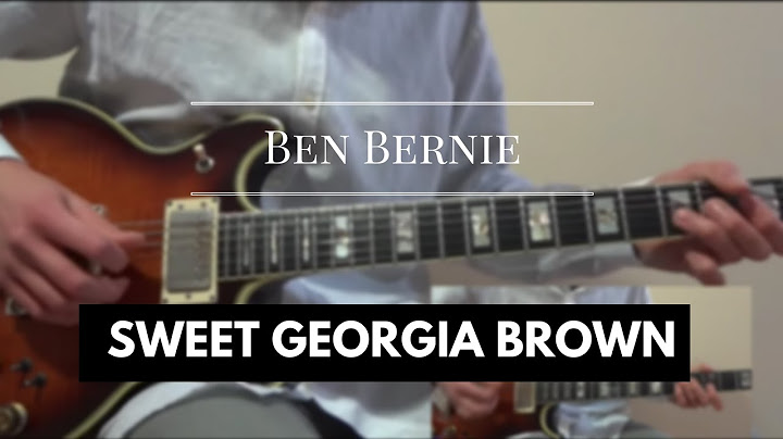 Sweet Georgia Brown Guitar version - Guitar performance video thumbnail