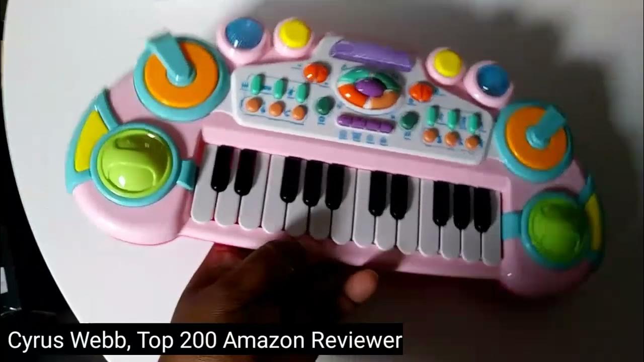 Cozybuy Toddler Piano Toy Keyboard Review, 24 Keys YouTube