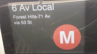 On Board Forest Hills Bound R160 (M) Train From Court Square-23rd Street to Forest Hills 71st Avenue