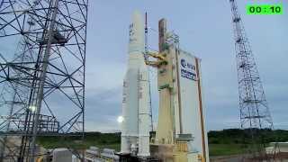Ariane 5 flight VA223 liftoff replay