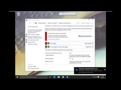 Video: Güvenlik Duvarı Ayarları Nasıl Kontrol Edilir