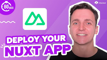 How to deploy your Nuxt app in 60s