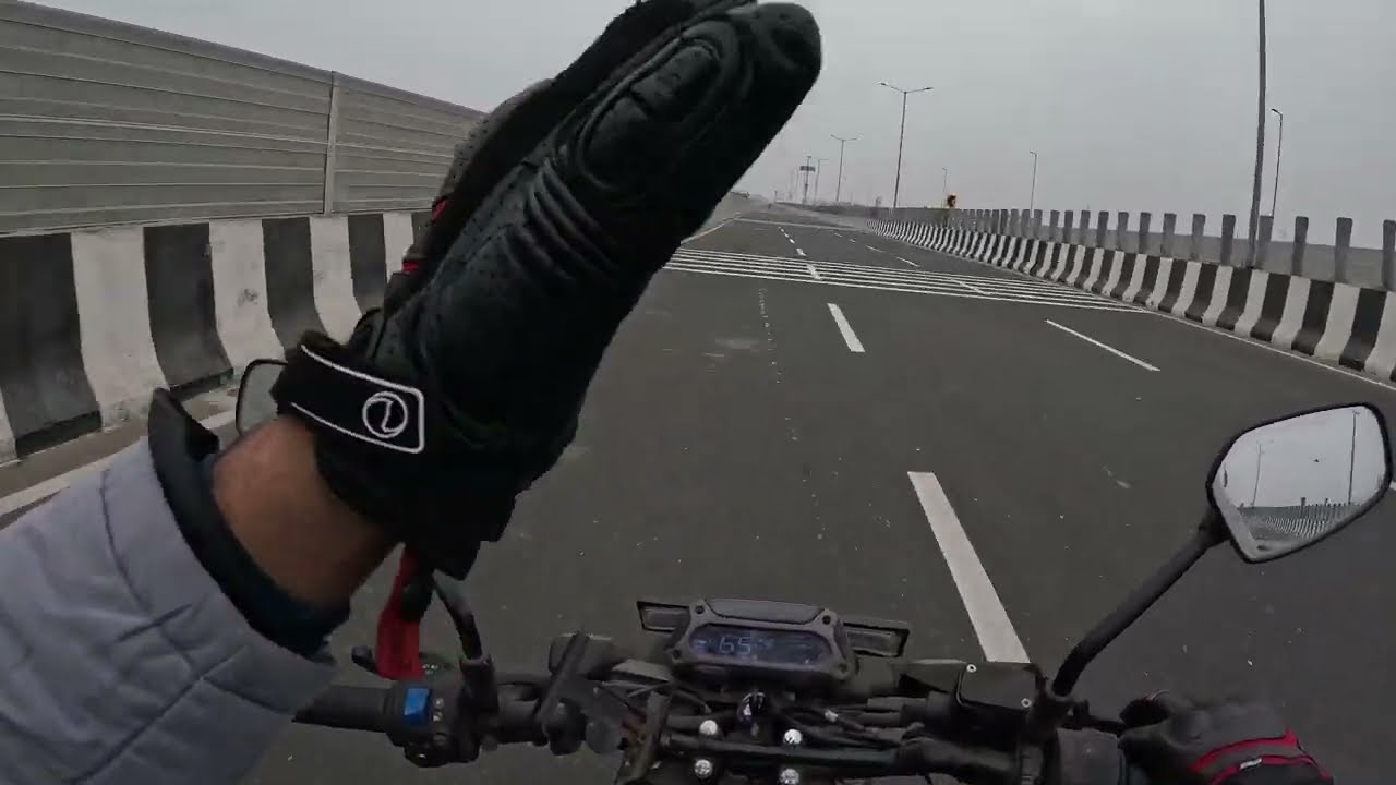 Daily Office Commute on CNG Bike | Morning Ride in Delhi