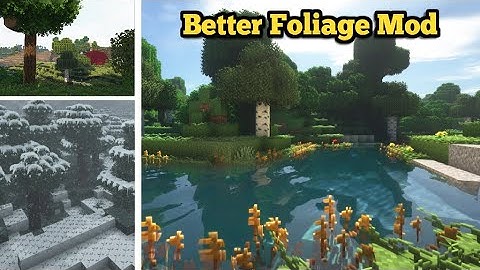 Minecraft 1.16.5 - Better Foliage Mod