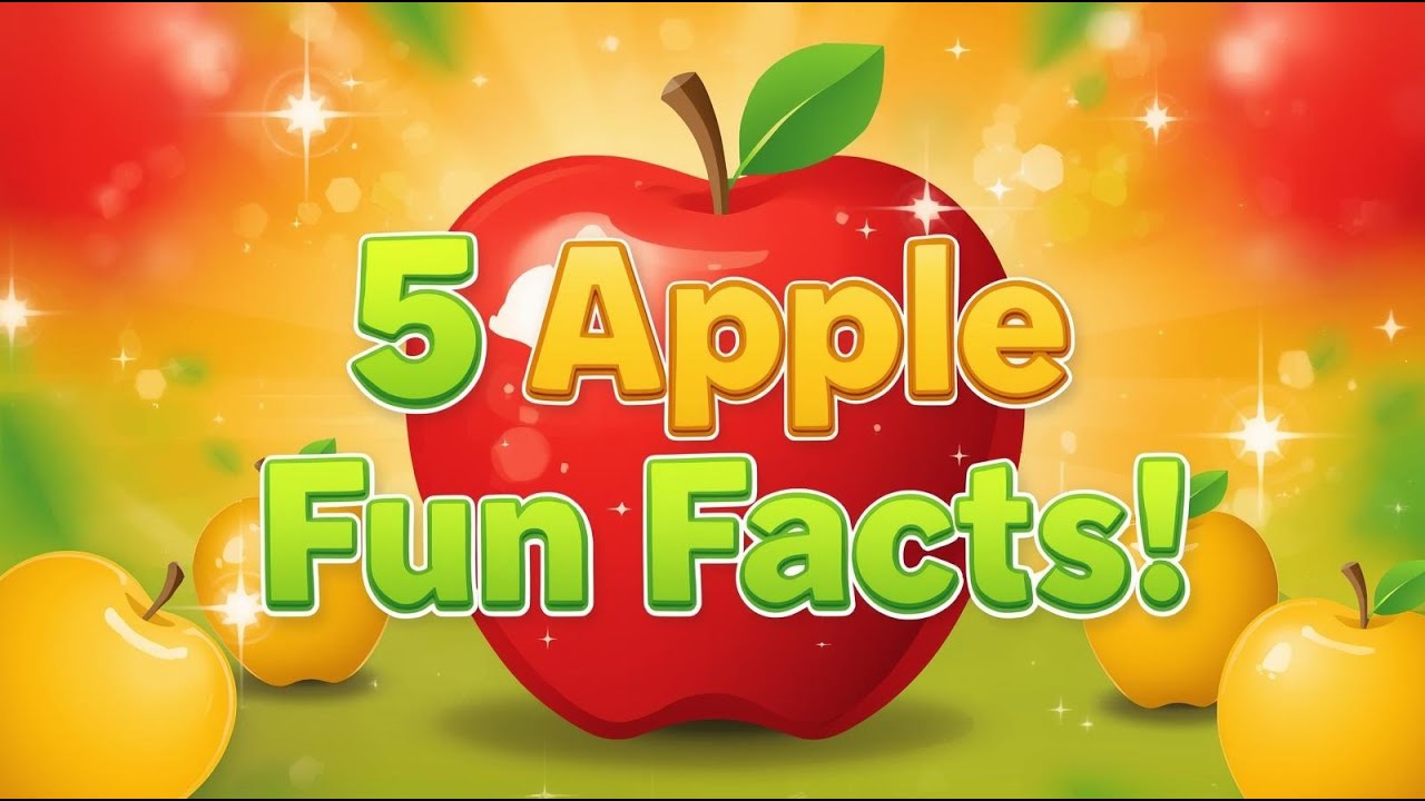 5 Fun Facts About Apples 🍎 | Easy Learning for Kids 