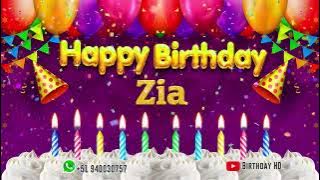 Zia Happy birthday To You - Happy Birthday song name Zia 🎁
