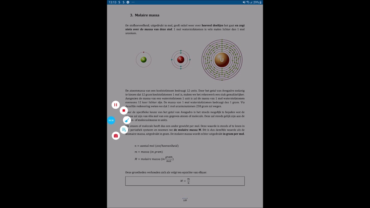 DEEL 4 - Hoofdstuk 2: De mol en het getal van Avogadro (theorie) - YouTube