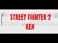 Street Fighter 2 - Ken's Theme [Guitar Tab]