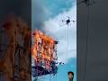 China’s Firefighting Drones: Stopping Skyscraper Fires from the Sky! 🔥🚁 #shorts