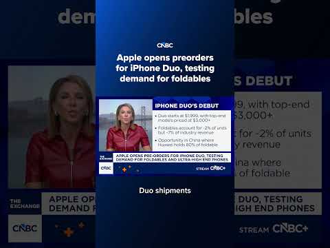 Apple opens preorders for iPhone Duo, testing demand for foldables