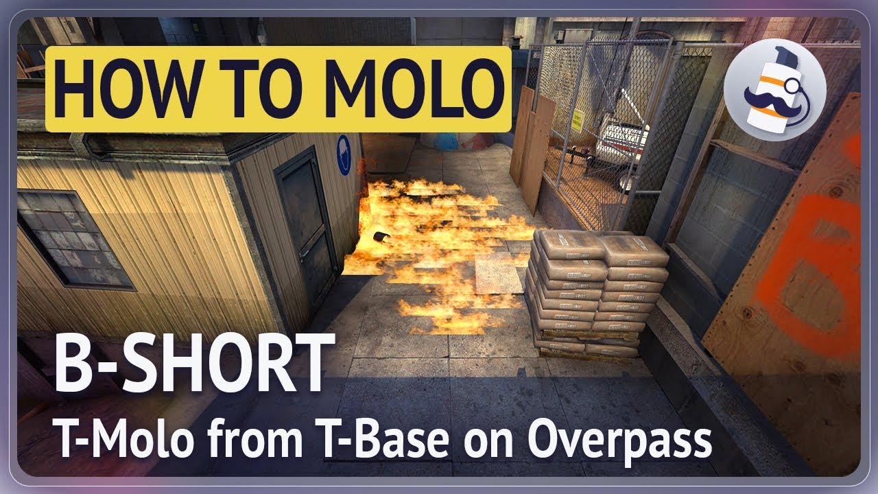 🔥 How to molo B-Short on Overpass T-Side [CS:GO]