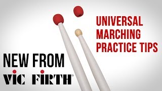 VIC FIRTH® UMPT Puntas Prácticas Baquetas Marcha Pack: 4 Unidades video