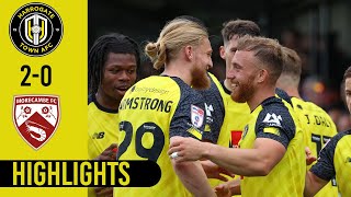 Harrogate Town 2-0 Morecambe Highlights