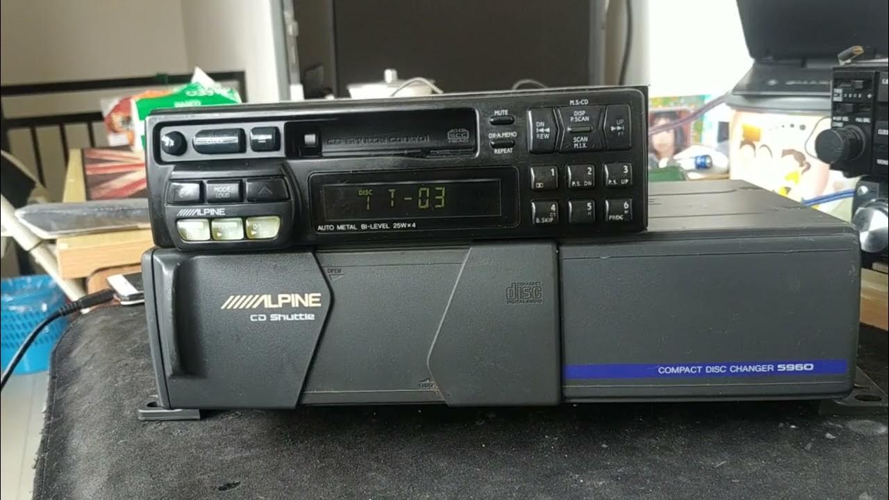 alpine cd changer 5960 test YouTube