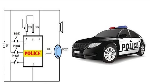 DIY Police Siren | Police Siren Circuit #policesiren