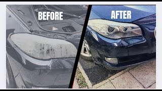 BMW 5  Series F10 Headlights Condensation repair | Fix Moisture Headlights