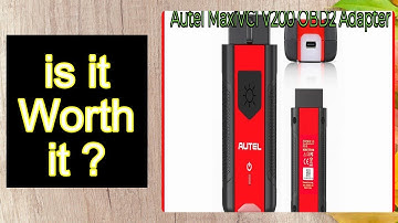 Autel MaxiVCI V200 OBD2 Adapter Features - Important Information