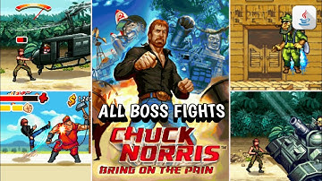 Chuck Norris: Bring on the Pain - All Boss Fights | Java Mobile (J2ME)