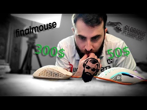 50$ VS 300$ Final mouse (Cape Town) VS Glorious model O (მაუსების შედარება)