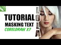 Text Masking Effect di Coreldraw - Coreldraw tutorial