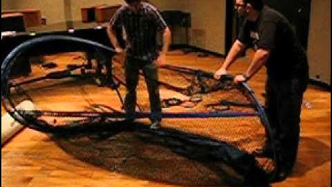 How to Fold and Put Away a Pop Up Golf Net.