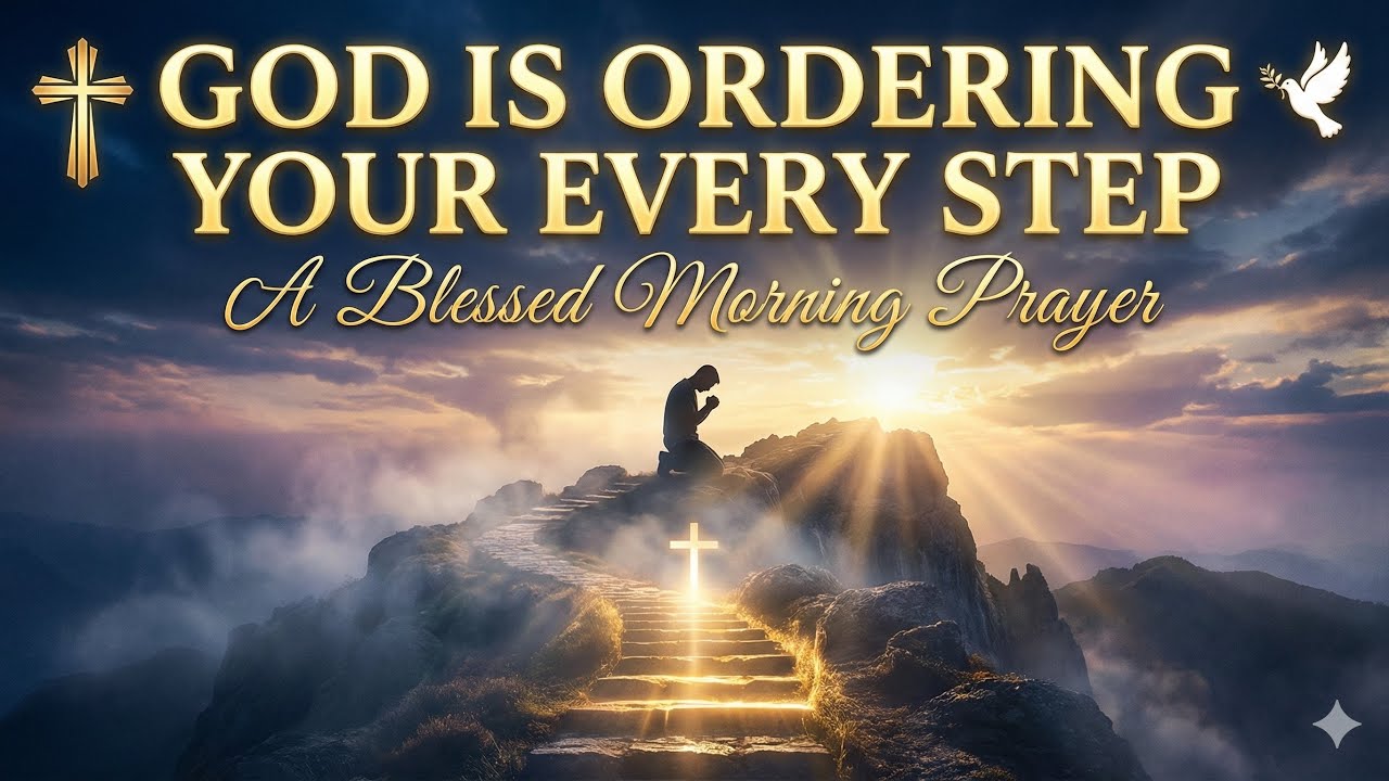 God Is Ordering Your Every Step | A Blessed Morning Prayer - YouTube