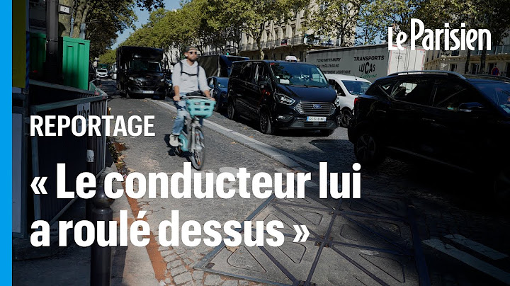 « On est tous choqués » : effroi à Paris après la mort d'un cycliste écrasé par un automobiliste