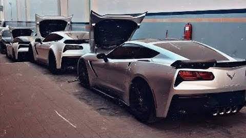 C7 Corvette with Borla X-Pipe Cold Start & Rev