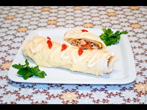 Видео рецепт Буррито с говядиной и картофелем