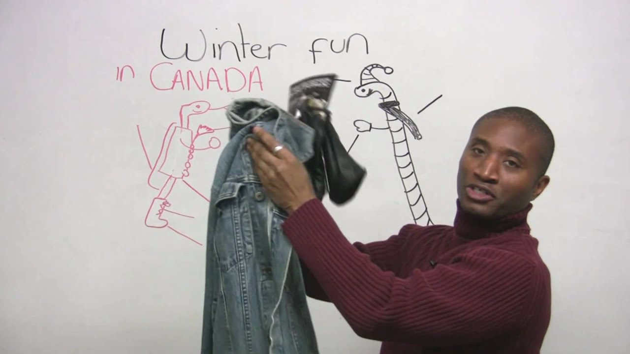English Vocabulary - Winter Clothing