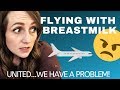 Flying With Breastmilk | The United Airlines agent said WHAT?! - DO BETTER FOR MOMS, UNITED!