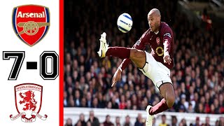 Arsenal vs Middlesburg 7-0 | Gоals & Hіghlіghts | Premier League 2005