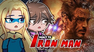 Dispatch React to  Robert as Iron Man || Marvel || Gacha react