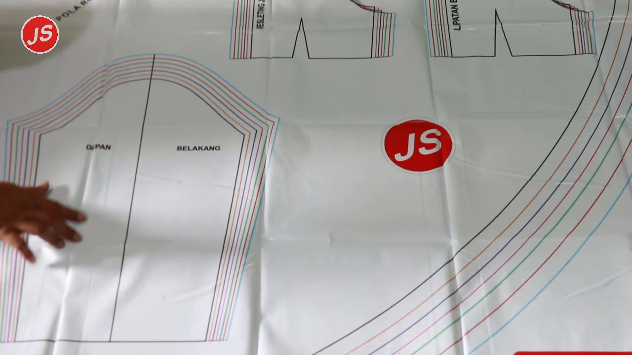 Pola Jiplak Gamis Busui Friendly Setengah Lingkaran [ JP 029 ]