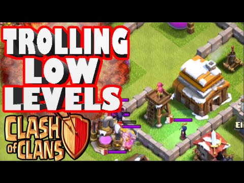 clash of clans attacking other players is temporarily disabled Clash of Clans - LOW LEVELED TROLLING! Town Hall 4 Trolling + Funny Fails!