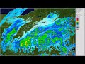 KBGM Radar Loop from January 22 to 23, 2023