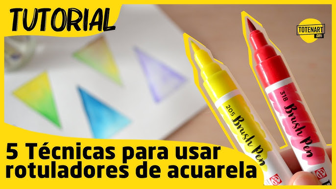 4 Efectos para hacer con rotuladores POSCA