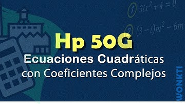 HP 50G - Guía Rápida: Resolviendo Ecuaciones Cuadráticas con Coeficientes Complejos