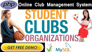 Online Club Management System Project in PHP | MYSQLI | HTML | CSS | AJAX – College Project for CS