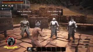 Conan Exiles Showcase Dye system GodBreacker Vs Champion armor - YouTube