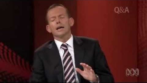 Tony Abbott Q&A ISP filtering Soft Porn